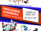 Affiche portes ouvertes du Numéripôle - Fête de l'Internet 2017