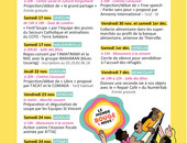 Affiche programme du Festival des Solidarités 2018